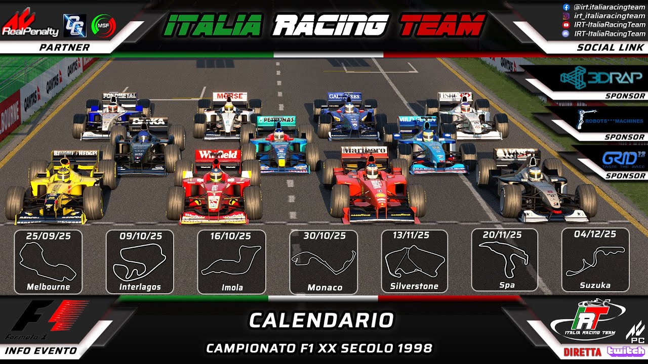 Campionato F1 XX Secolo 1998 - Round 2 - Interlagos - Senior