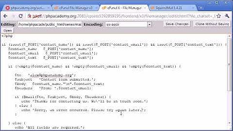 Beginner PHP Creating a Simple Contact Form Part 3 php training in jaipur|php training