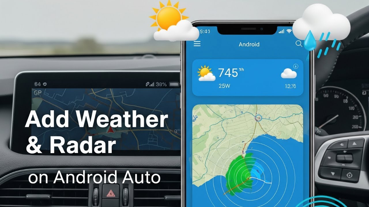How to Add Weather & Radar on Android Auto