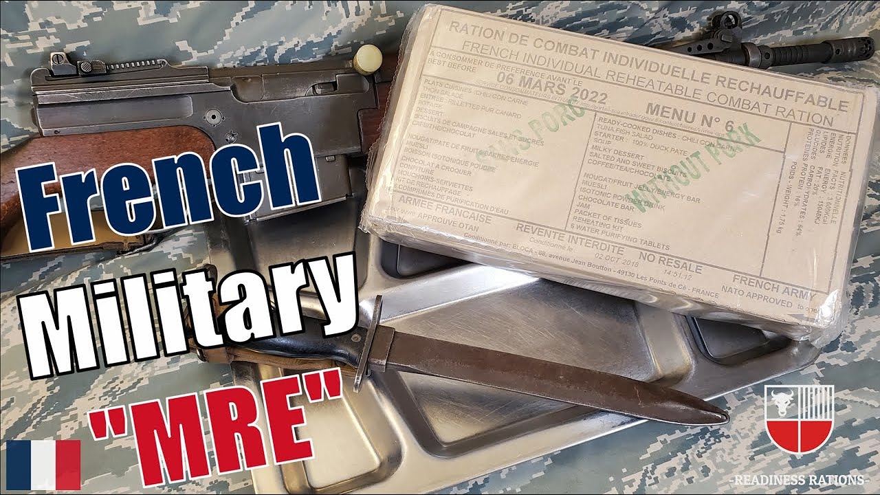 FRENCH Military MRE Review  RCIR Ration De Combat 24-HOUR Taste Test NATO  Forces Meal Ready to Eat 