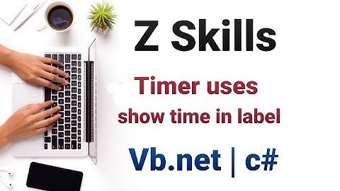 How to use timer in vb.net C# | Show running time in label |  vb.net | C#  #csharp #vbnet