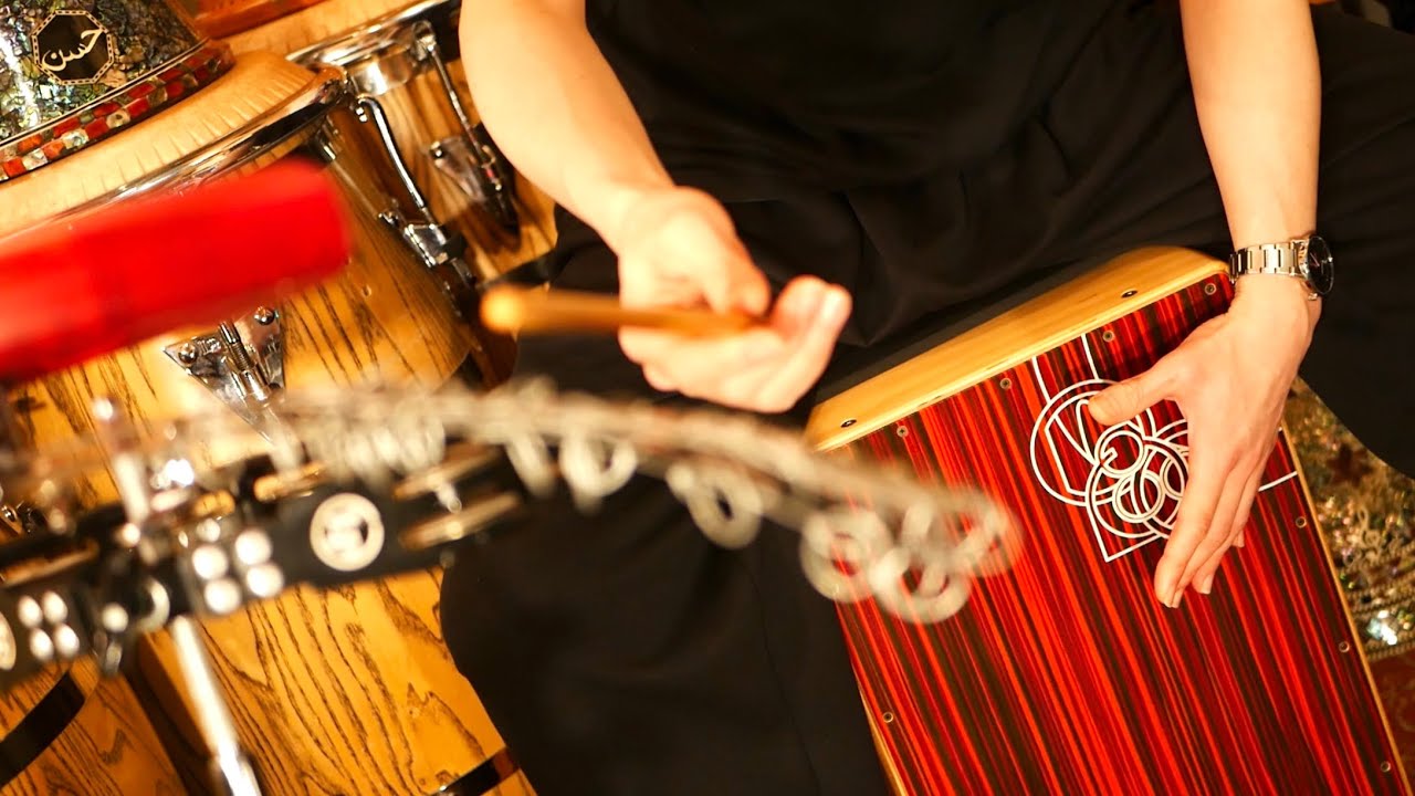 Crazy Cajon Groove [Multi percussion / Hybrid style / Drum machine beat / DG Cajon]