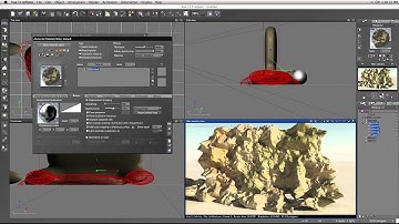3D rendering with Vue – Class 04 - Rocks, Cliffs, Booleans, Hyperblobs, Metablobs