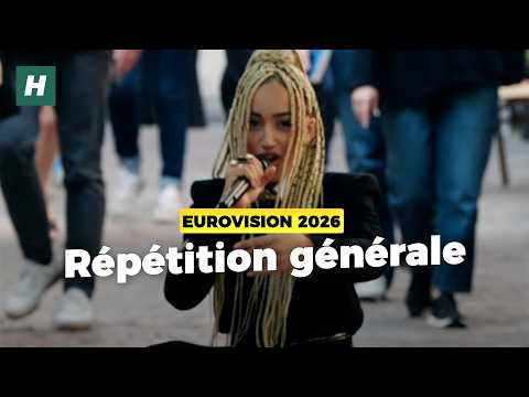 Eurovision 2026: Monroe defends her song "Regarde" with a flashmob in the heart of Paris