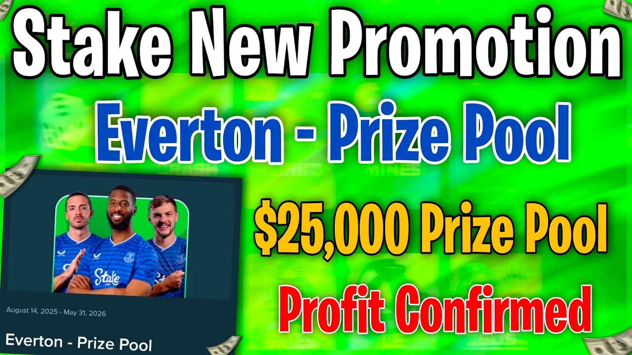 Stake New FootBall Game Offer | EVERTON PRIZE POOL | Stake IPL Offer is Back