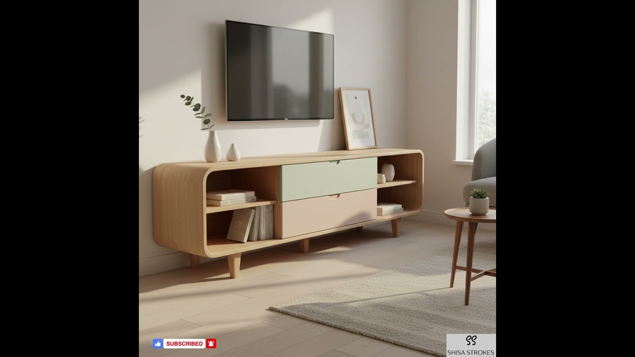 Scandinavian Style TV Unit Design Ideas 2025