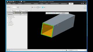 PTC Creo tutorial - Create Shell
