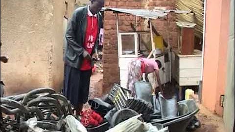 Kawempe residents going hands in cleaning their community