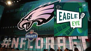 Mock draft simulator; how the first 10 draft picks help the Eagles | Eagle Eye Podcast