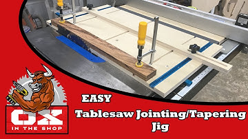 Easy Table Saw Jointing/Tapering Jig