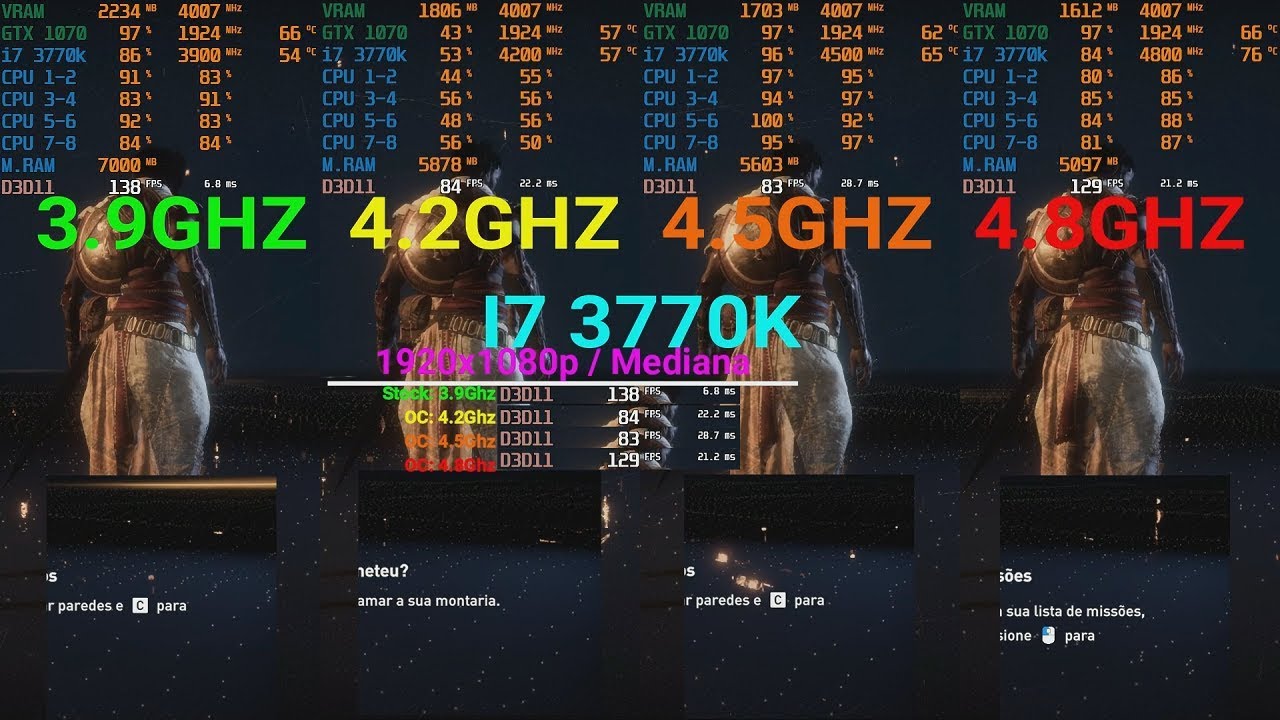 Assassins Creed Origin I7 3770K Stock VS Overclock GTX1070 assassins-creed-origin-i7-3770k-stock-vs-overclock-gtx1070