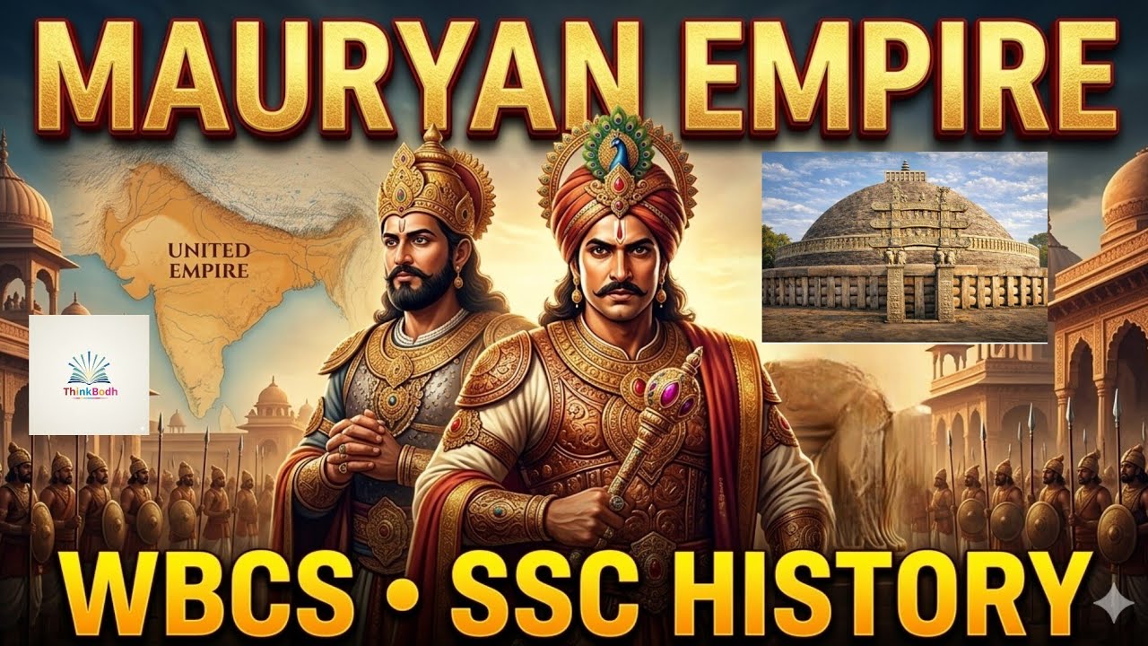 মৌর্য সাম্রাজ্য | Mauryan Empire | WBCS SSC Ancient History | Complete ...