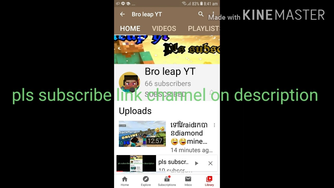 pls sub to my 2nd channel link: https: ... pls subscribe link channel on description I well subscribe u back - YouTube