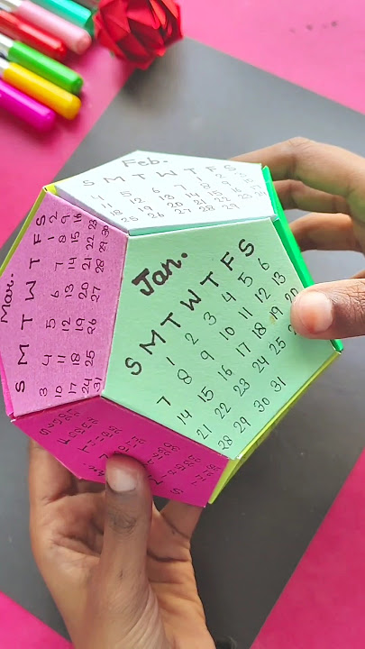Let's Make 2024 Calendar 🗓️ DIY Calendar 🔷