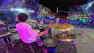 HIT ME UP - MEN CRY | BINZ (Xuân Đan) X NOMOVODKA Live at Hozo music festival | Nhat Hao #drumcam