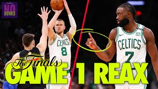 NBA Finals Game 1 Reax | Porzingis Shines In Return, Jaylen Brown's Defense & The Math Problem