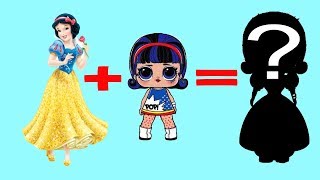 Dolls lol Surprise - princess Disney! Snow White LOL | drawing coloring pages for Kids