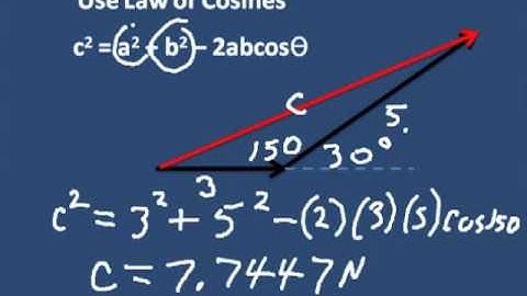 Adding Vectors Part 3