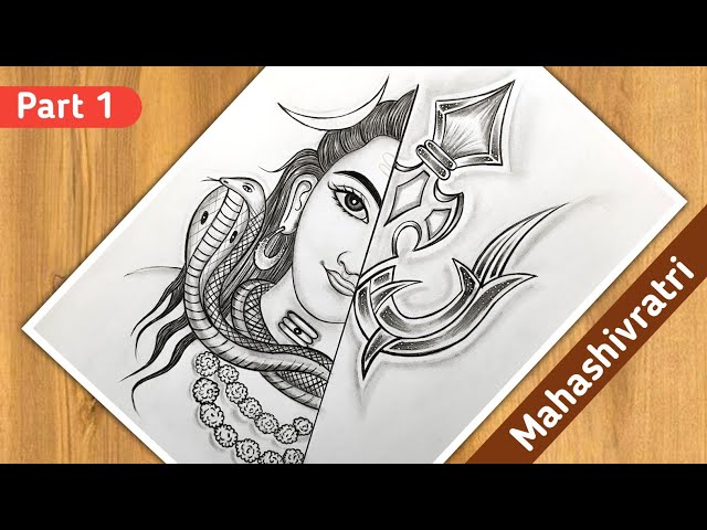 Shiva Lingam Drawing || Shivratri Shivling Drawing || Mahakal Shivling || Maha  Shivaratri Pencil Art - YouTube