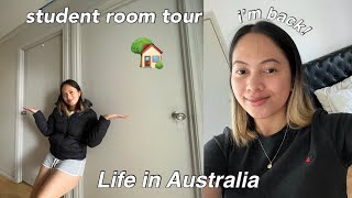 Life in Australia | i’m backkk, student room tour, errands, life update  🏡