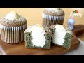 쑥 콩크림 머핀(feat.프랑스 생크림) Mugwort Muffins with Soybean Cream Filling | 버니파이Bunnify