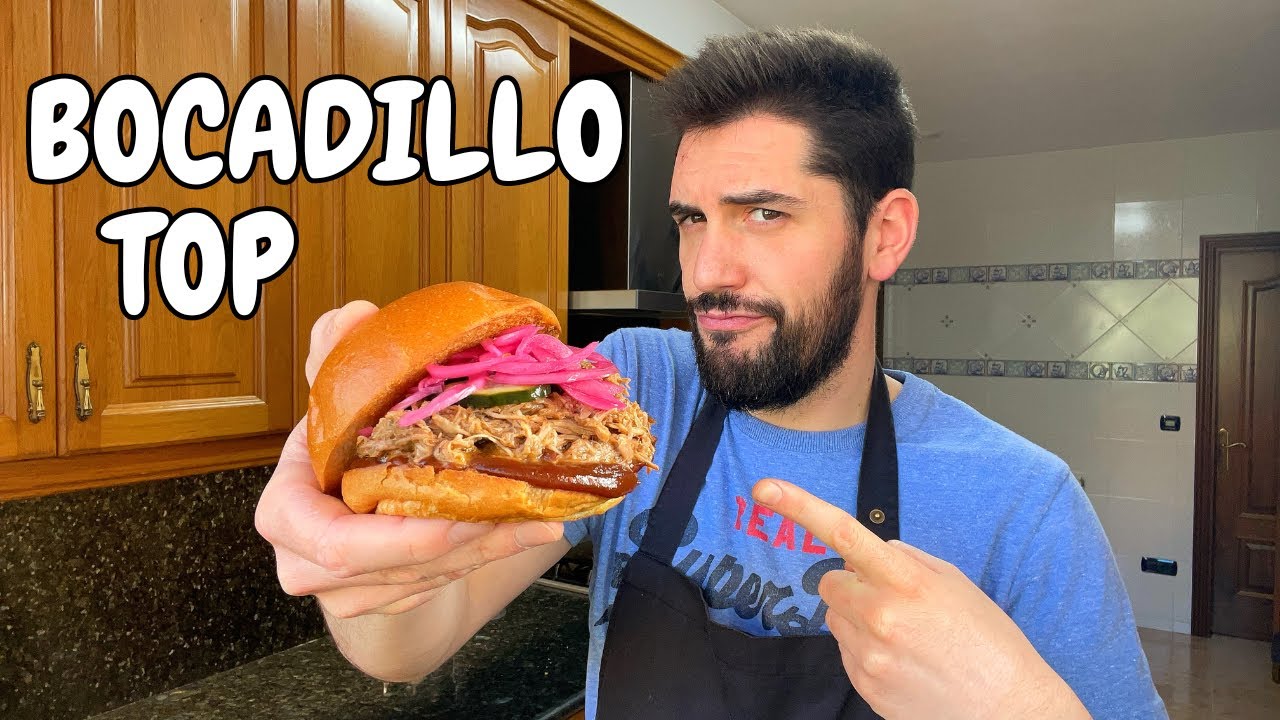 Recetón de PULLED PORK + Bocadillo TOP😏 | Carne de cerdo desmechada🐷