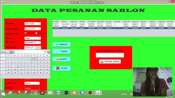 Membuat Program sistem informasi Pemesanan kaos sablon  Dengan Java, Net Beans, xampp, mysql  #2