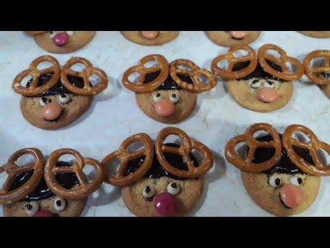 Christmas Rudolph cookies