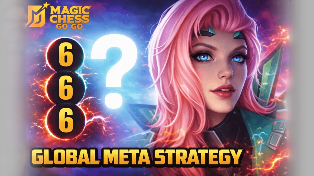 TOP GLOBAL META STRATEGY ! BEST COMBO 666 MAGIC CHESS GO GO #mcgg