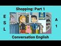 Asking for help shopping esl conversation
