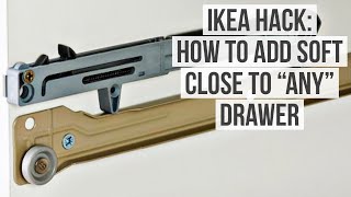 How to add soft close to "any" drawer l IKEA hack screenshot 3