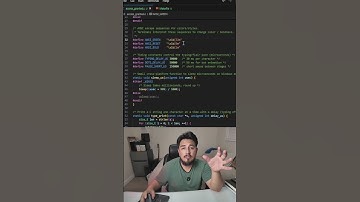 Learning C, how hackers change terminal color #cybersecurity #cprogramming #mrrobot #hacking
