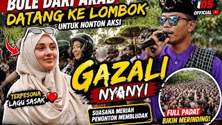 A FOREIGNER FROM ARABIA AND A BULE FAN OF GAZALI COME TO LOMBOK TO SEE HIM SING