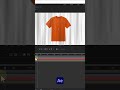 After Effects Fabric Wave Animated Easy Tutorial #shorts #aftereffects