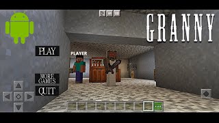 GRANNY CAR ESCAPE MINECRAFT GAMEPLAY MOBILE VERSION