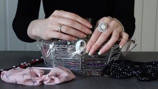 ASMR Accessories Collection Part 1 ❤︎ Tapping, Scratching, Crinkle (No Talking)