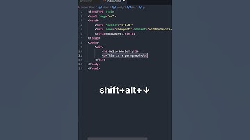 Shortcut vscode | #html #coding #code #html #frontenddevelopment #css #webdesign #html