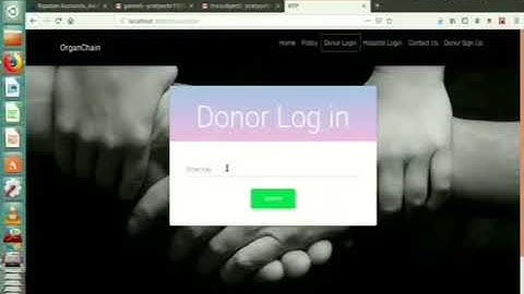 Organ Donation via Blockchain