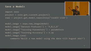 PYCON UK 2017: Managing Machine Learning Models in Production
