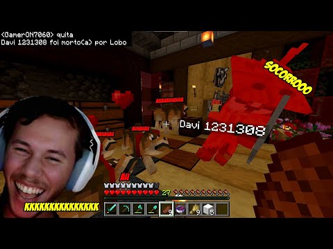 Minha PRIMEIRA VEZ no Minecraft Bedrock... e deu CAOS TOTAL!