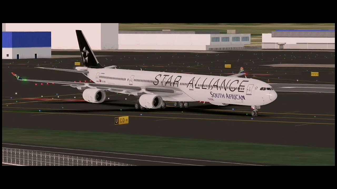 RFS Real Flight Simulator |SAA Airbus A340-600 ZS-SNC | Johannesburg-New York-Johannesburg