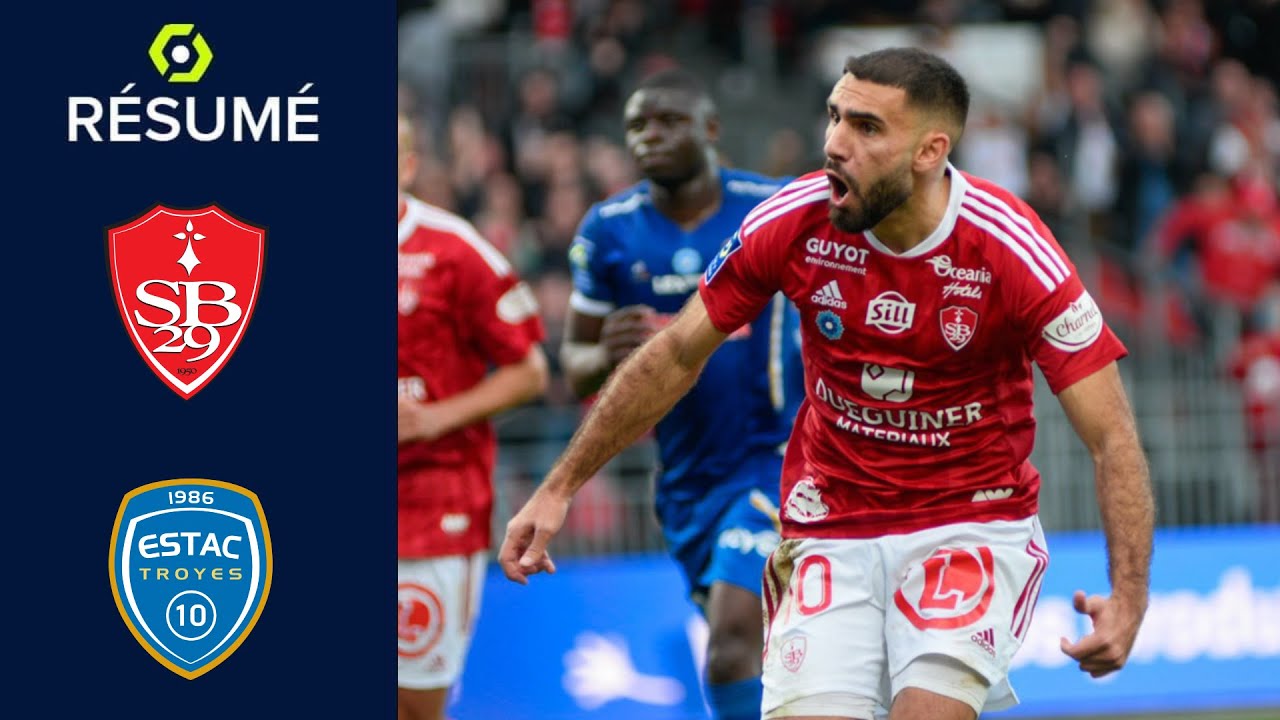 STADE BRESTOIS 29 - ESTAC TROYES (2 - 1) - Highlights - (SB29 - ESTAC ...