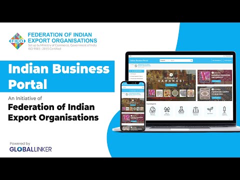 Introduction to Indian Business Portal  an initiative  by FIEO to promote Indian Export