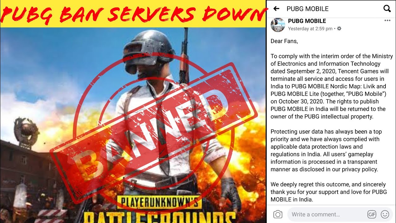 Pubg Server Down In India Pubg Ban In India Server Down Pubg Mobile