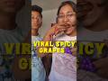 VIRAL SPICY GRAPES RECIPE#food