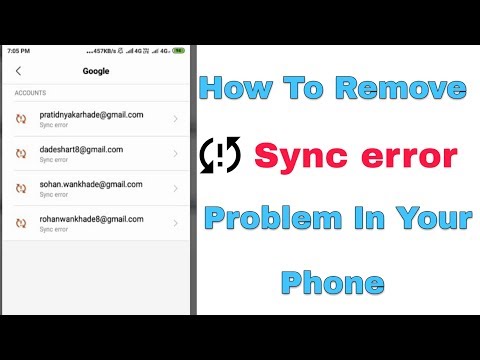 How To Fix Sync Error Problem On Android Phone