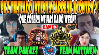 😡PAKAZS INTENTA CARREAR UN DOTA IMPOSIBLE-T.MATTHEW vs T.PAKAZS BO3[GAME 2]EL GRAN COLISEO DE BENJAZ