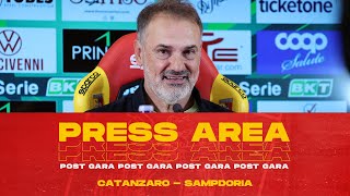 PRESS AREA | VIVARINI NEL DOPO GARA DI CATANZARO - SAMPDORIA 🎙