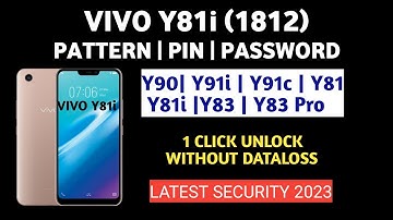 Vivo Y81i Unlock New Security 2023|| Without DataLoss With Unlocktool