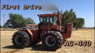 Allis Chalmer 440 first drive after rescue
